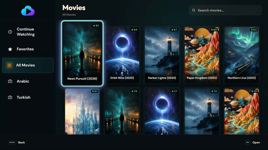 CloudStream Smart TV — Movies